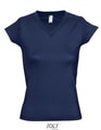 Dames  T-shirt Sols V-Neck Victory French Navy